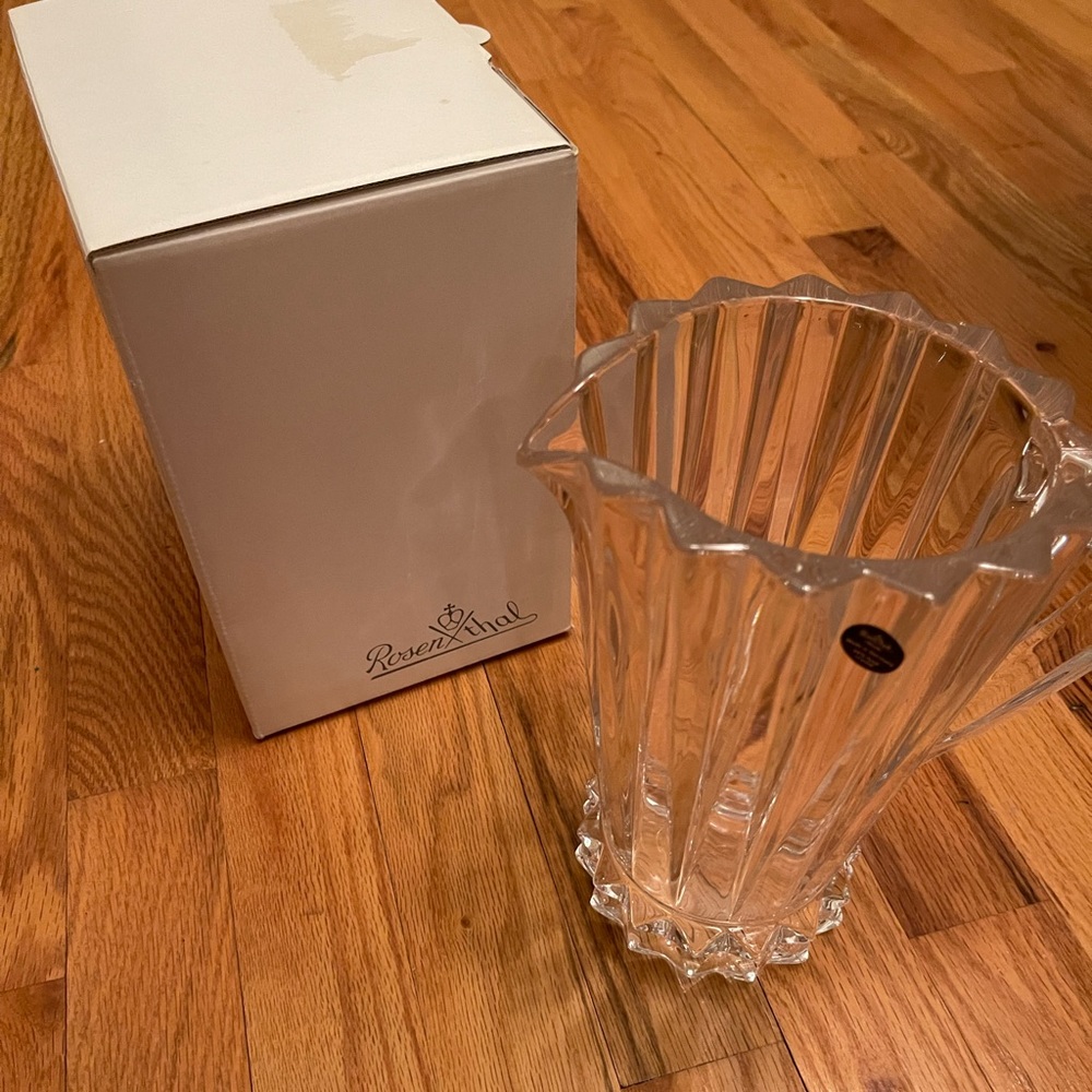 Rosenthal Crystal Blossom Pitcher